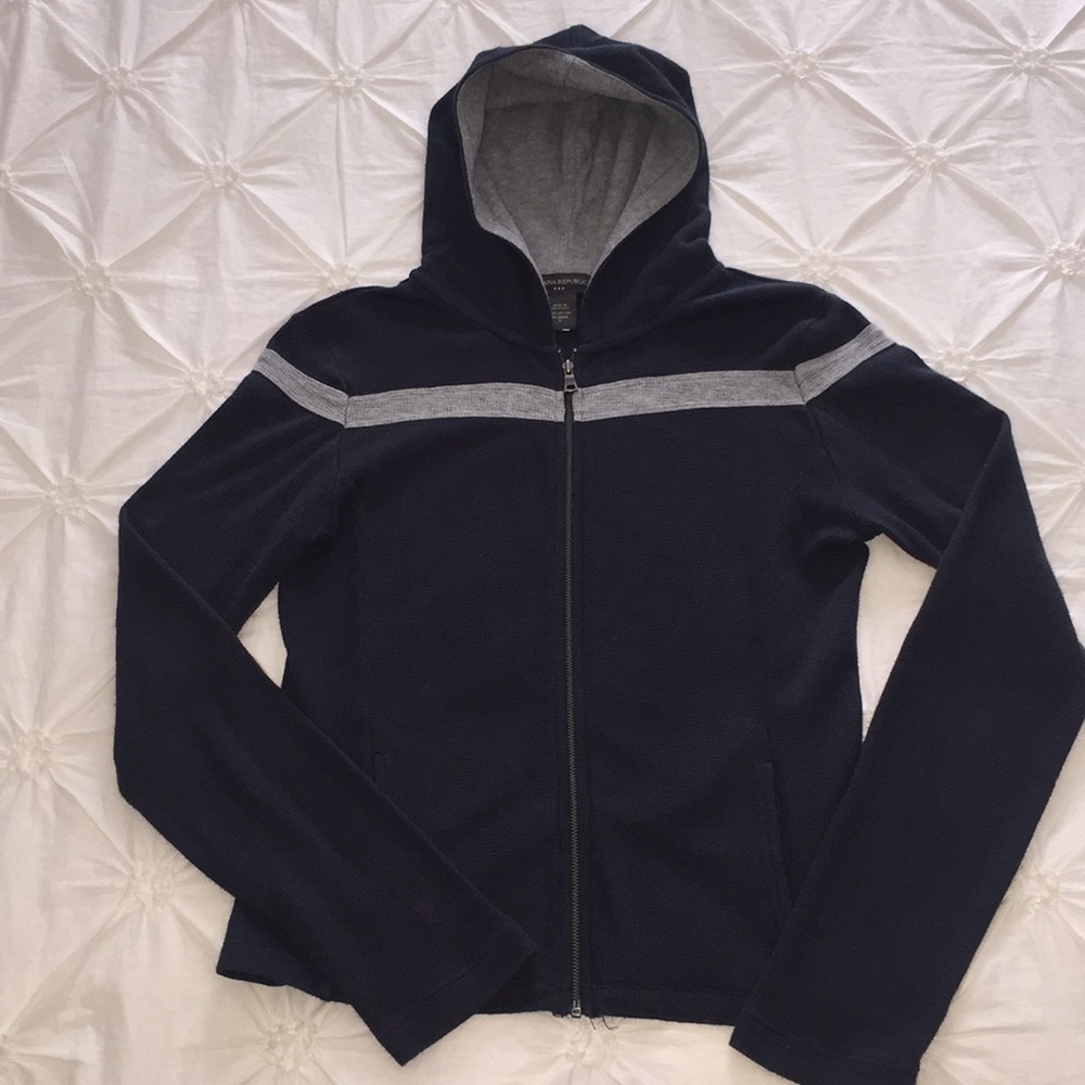 Banana Republic Small 100% Cotton Navy Hoodie